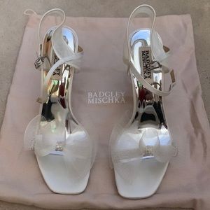 Badgley Mischka Bridal “Jessica” Bow Stiletto Heels